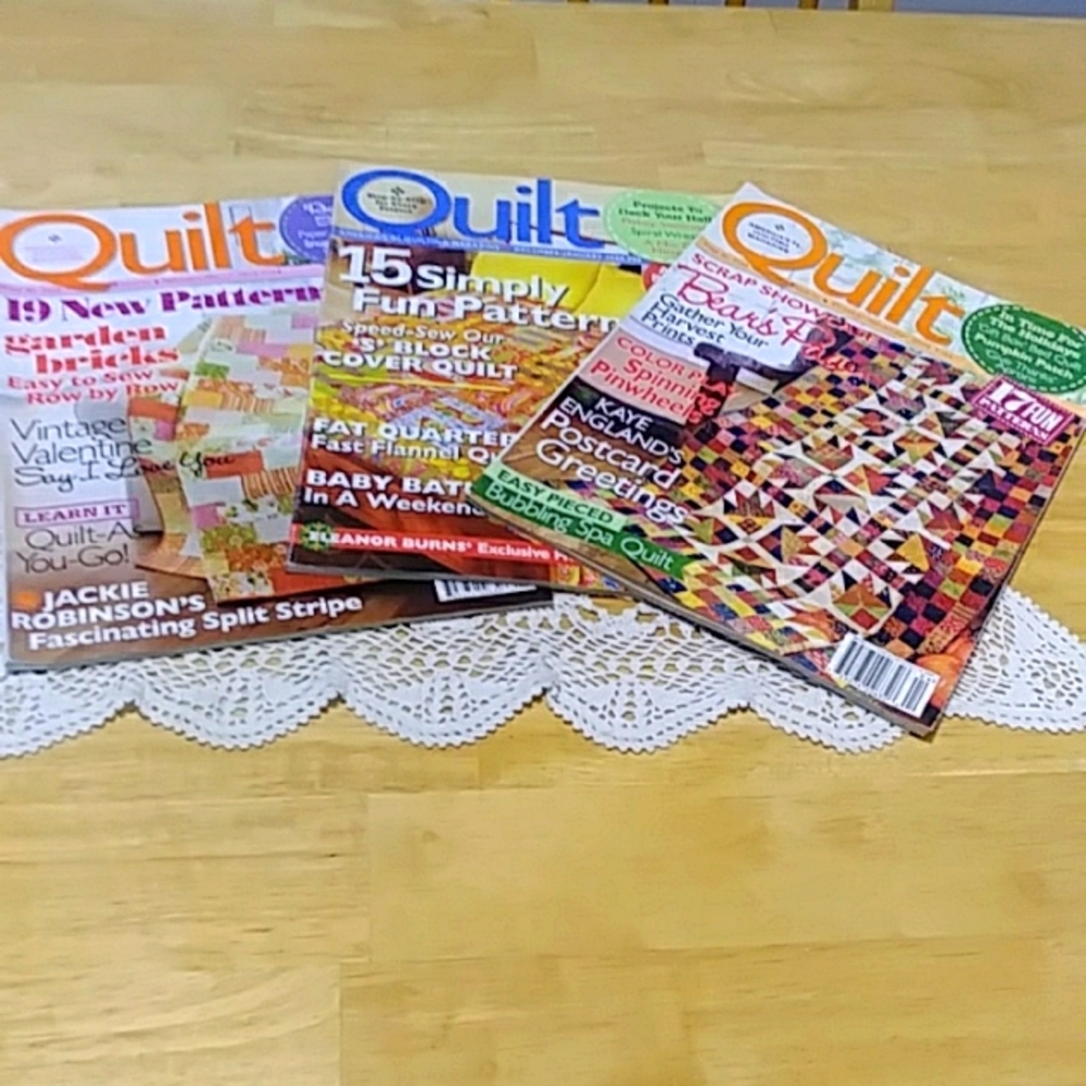 Quilting Magazines - American Quilters Society Quilt Bundle